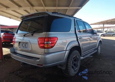 2001 Toyota Sequoia Limited V8 from USA, damaged, VIN 5TDZT38A01S056127